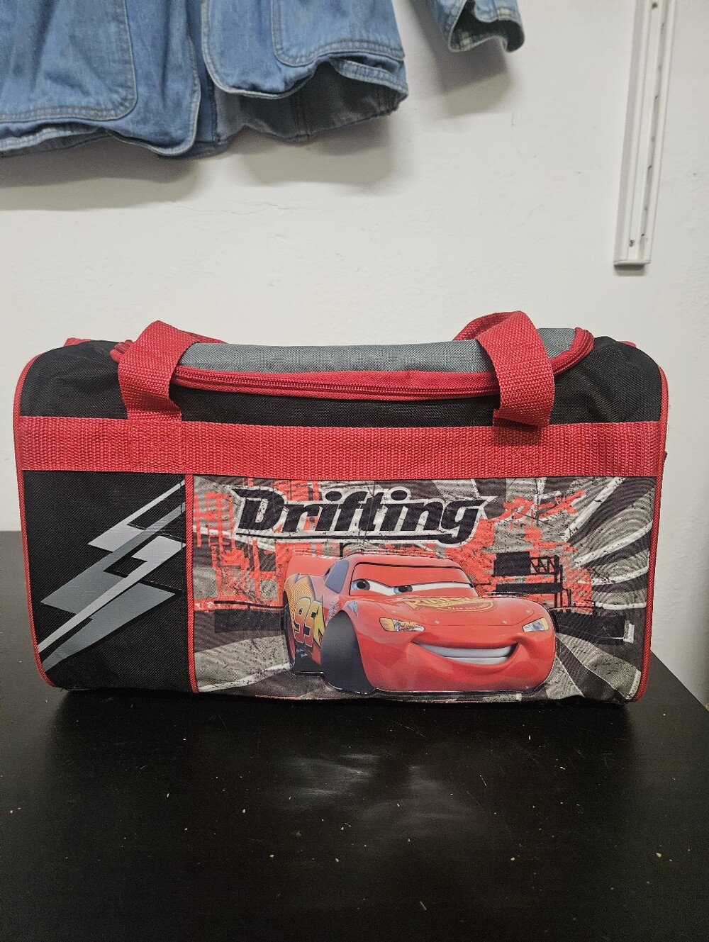 Pixar Lightning Mcqueen Duffle Bag 15x9x8 In